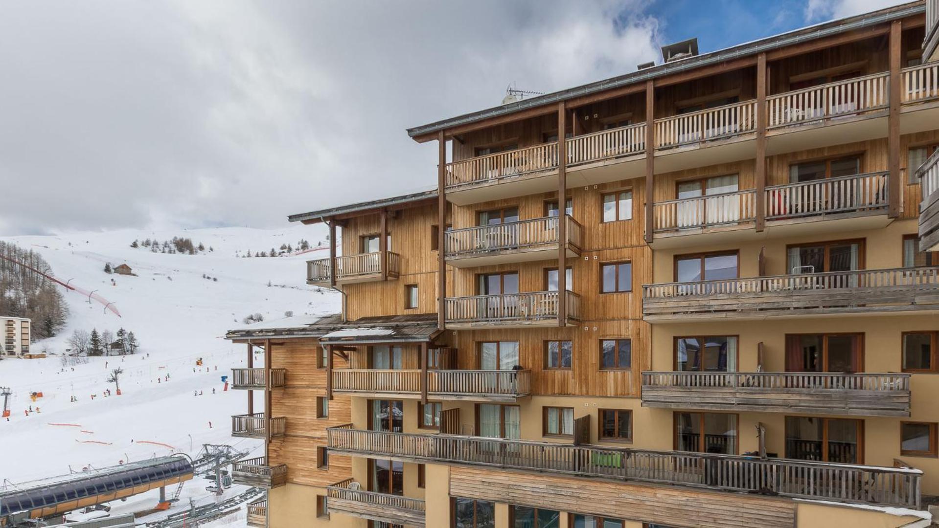 B203- Appartement 2 Pieces Cabine 6 Personnes Orcières Exteriör bild